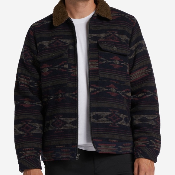 NWT Billabong Mens A/Div Barlow Sherpa Jacket - Picture 2 of 11